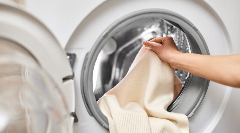 wolle in der waschmaschine